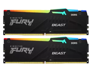 32GB Kingston Fury Beast RGB [DDR5, 5200MHz, 2x16GB]